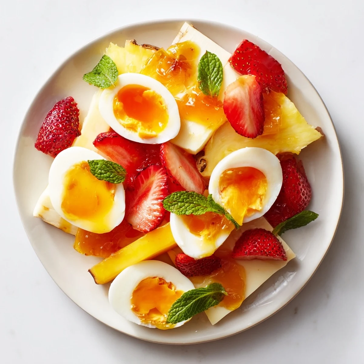 Vorsicht, hier sind die 3 SEO-optimierten ALT-Texte für das Rezept "Good Morning Sun Breakfast Board":