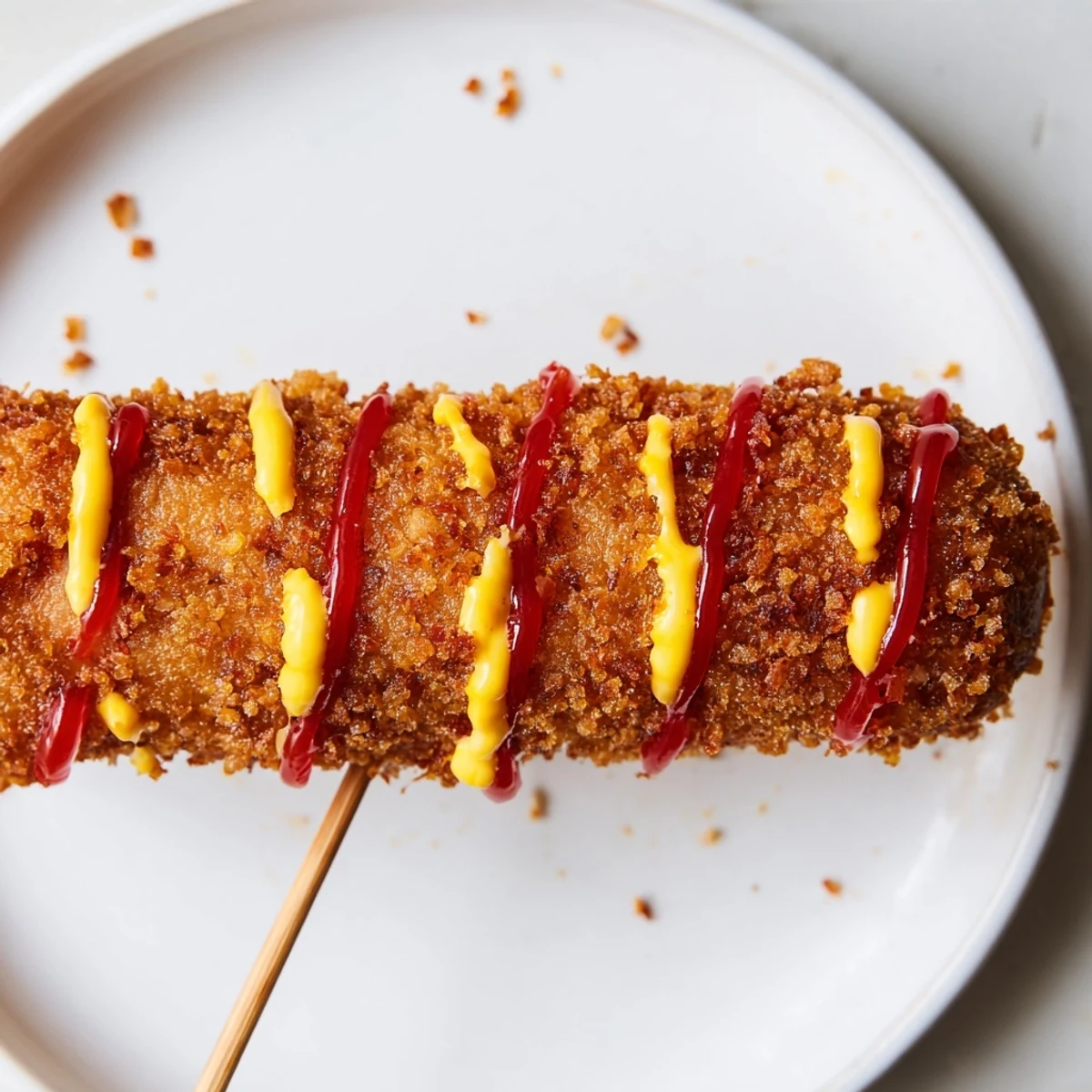 Korean-inspirierte Corn Dogs