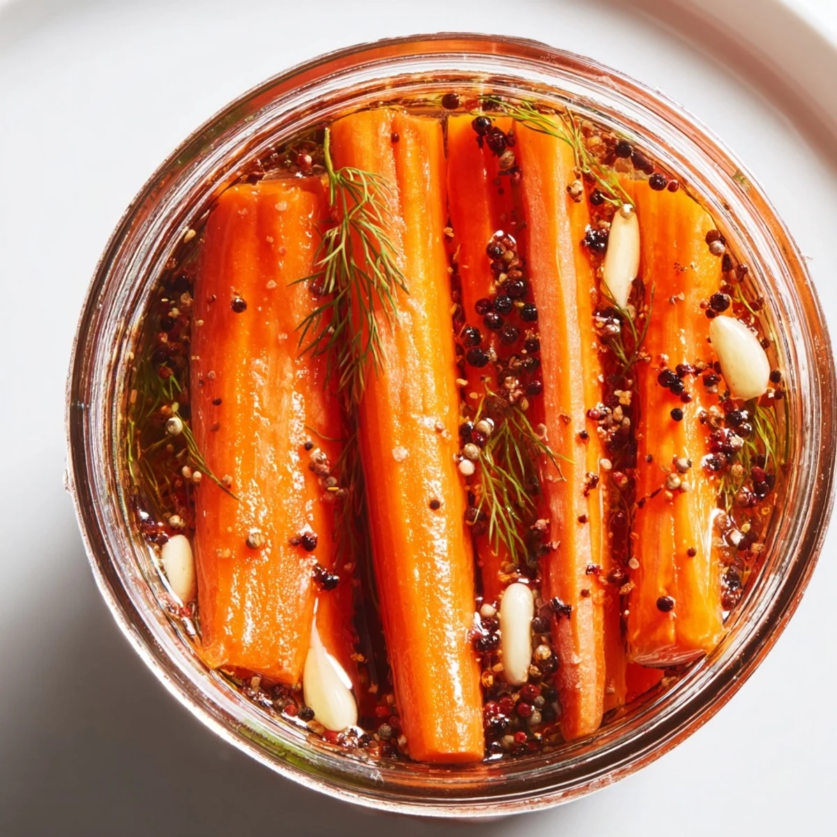 Schnelle eingelegte Karotten