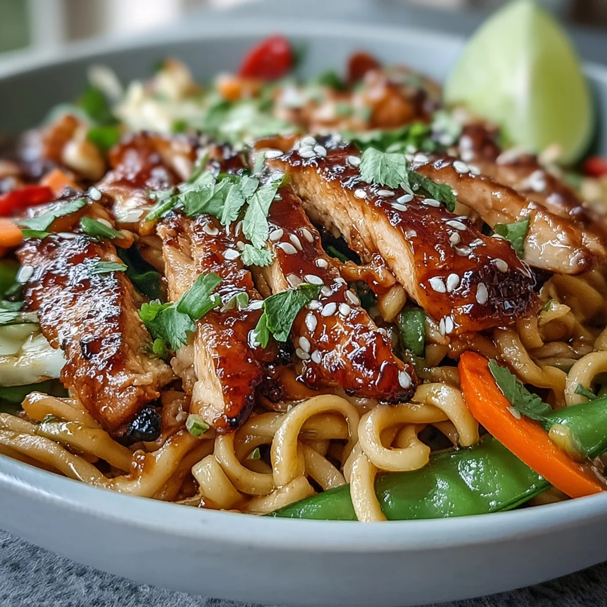 Frühstückskuchen mit Apfel und Zimt, belegt mit zarten Scheiben und goldbraun gebacken, serviert auf einem rustikalen Teller.