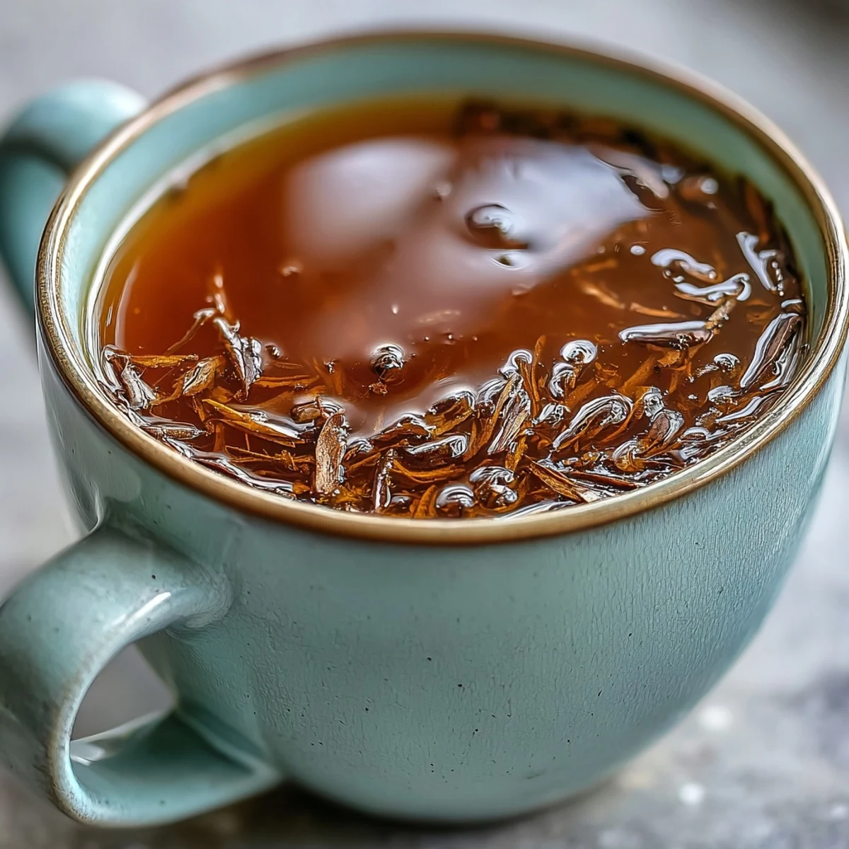 Wärmendes Hojicha Americano mit geröstetem Grüntee-Aroma und goldener Farbe.  