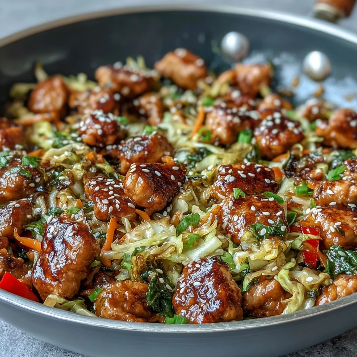 Kohl und Truthahn Pfanne #302