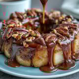 1. Caramel-Äpfelscheiben mit Schokoladenguss – knusprige Apfelscheiben in cremigem Karamell, überzogen mit reichhaltiger Schokolade und dekoriert mit Nüssen.  