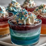 Rainbow Jello Cups für Kinder
