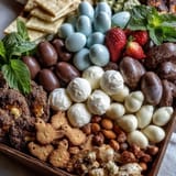 Fruehlings Charcuterie Osterkorb Board