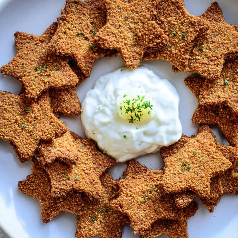 Sterncracker mit Dip Mitte