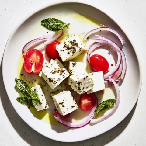 Sonnige mediterrane Mezze Platte