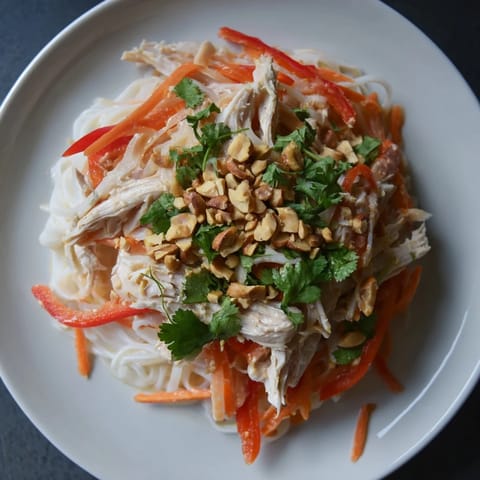 Thai Peanut Chicken Pasta