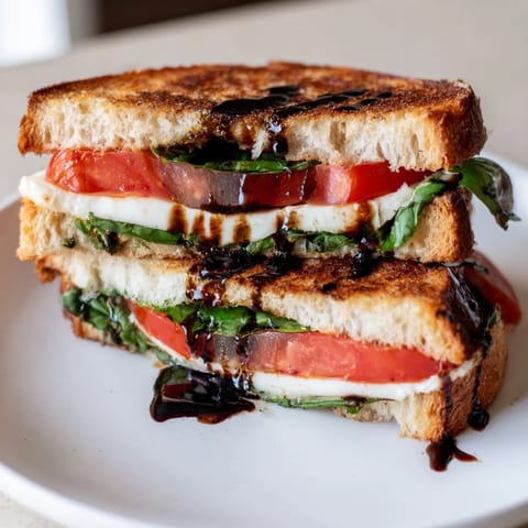 Caprese Grilled Cheese Toast