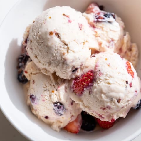 Cottage Cheese Honig Beeren