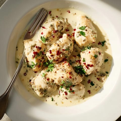 Cremige Knoblauch Hähnchen Häppchen