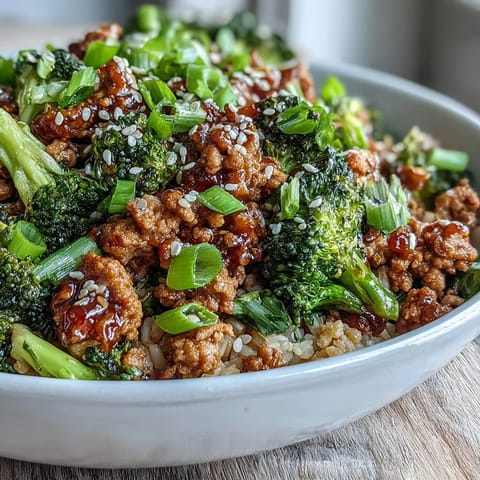 Süß-scharfe Honey-Sriracha-Glace sammelt sich auf dem Truthanfleisch, umgeben von knusprigem Brokkoli und braunem Reis.