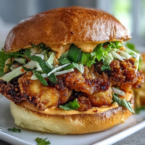Thai Fried Chicken Sandwich