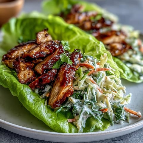High-Protein BBQ Hühnchen Wraps
