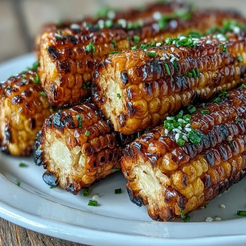 Miso Butter gegrillter Mais