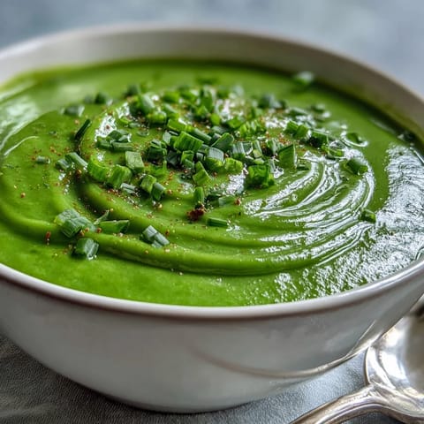 Spinat weiße Bohnen Suppe