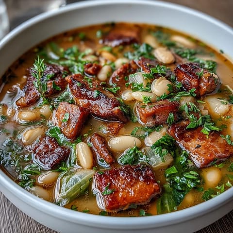 Schinken Cannellini Bohnen Suppe